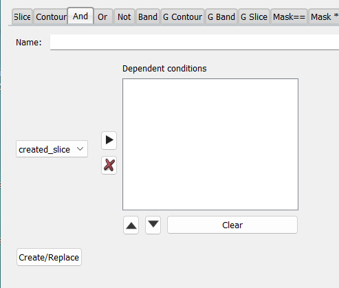 Condition editor for And and Or conditions